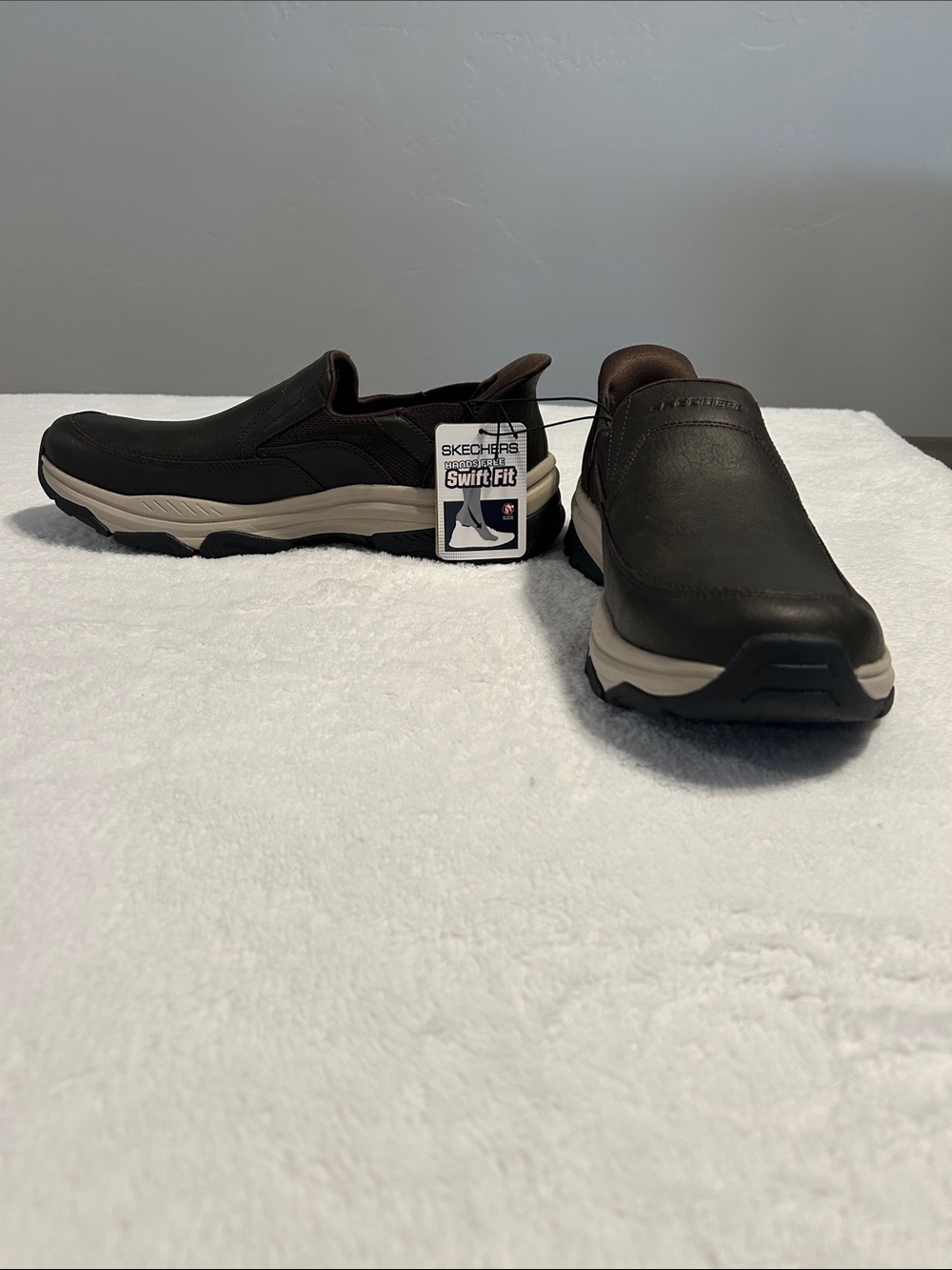Skechers Men’s hands free swift fit Izaiah slip on Sneakers loafers SZ 11 - Picture 8 of 12